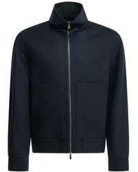Brunello Cucinelli - Hand-Crafted Reversible Bomber Jacket - Lyst