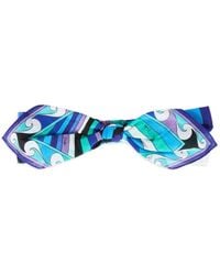 PUCCI - Iride-Print Knotted Headband - Lyst
