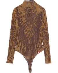 DIESEL - Body Mit Abstraktem Print - Lyst