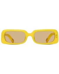 Jacquemus - Azzuro Rectangle-Frame Sunglasses - Lyst