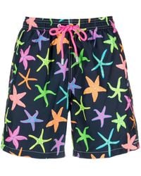 Mc2 Saint Barth - Graphic-Print Drawstring Swim Shorts - Lyst