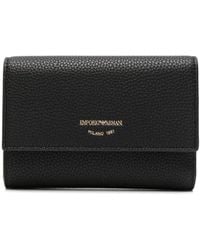 Emporio Armani - Flap Bifold Wallet - Lyst
