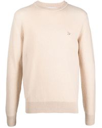 Maison Kitsuné - Pull En Laine À Patch Logo - Lyst