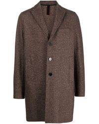 Harris Wharf London - Patterned Single-breasted Coat - Lyst