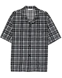 Lanvin - Check-Pattern Shirt - Lyst