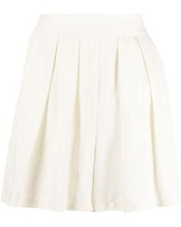 Forte Forte - Pleated Mini Shorts - Lyst