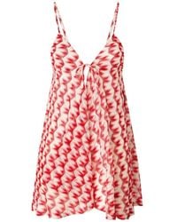 Missoni - Tie-Front Graphic Beach Jumpsuit - Lyst