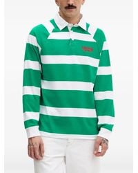 Benetton - X Stranger Things Striped Polo Shirt - Lyst