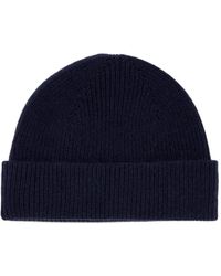ZEGNA - Ribbed-Knit Beanie Hat - Lyst