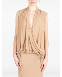 Societe Anonyme - April Draped Tie Top - Lyst