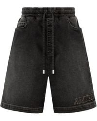 Amiri - Pantalones Cortos Con Cordones Y Cinco Bolsillos - Lyst