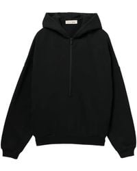 Essentials - Hoodie Zippé À Logo Imprimé - Lyst