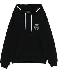 Dolce & Gabbana - Embroidered Hoodie - Lyst