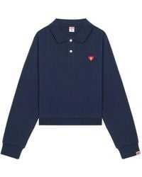 AAPE BY A BATHING AP - Heart-Patch Polo Top - Lyst