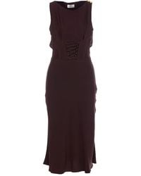 Elisabetta Franchi - コルセットスタイル ドレス - Lyst