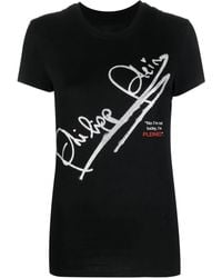 Philipp Plein - Ss Signature Cotton T-Shirt - Lyst