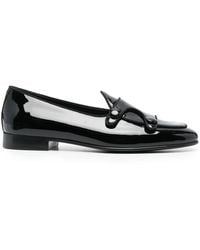 Edhen Milano - Almond-Toe Patent Loafers - Lyst