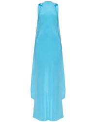 Cult Gaia - Doe Halterneck Draped-Panel Dress - Lyst