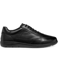 Geox - Panelled Lace-Up Sneakers - Lyst
