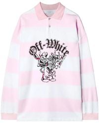 Off-White c/o Virgil Abloh - Long-Sleeve Polo Shirt - Lyst
