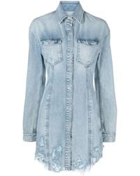 7 For All Mankind - Blousejurk Met Print - Lyst