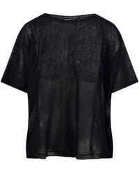 Roberto Collina - Sheer Fine-Knit T-Shirt - Lyst