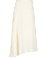 Y's Yohji Yamamoto - Gonna Midi Asimmetrica - Lyst
