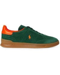 Polo Ralph Lauren - Logo-Embroidered Suede Sneakers - Lyst