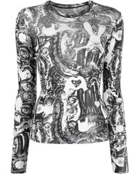 JNBY - アブストラクトパターン ロングtシャツ - Lyst