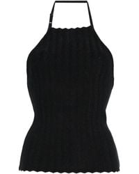 Jacquemus - Top The Tablier Festoneado Con Cuello Halter - Lyst
