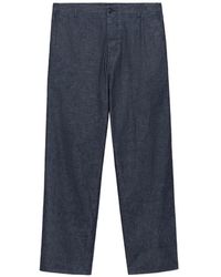 Prada - Chambray Pants - Lyst