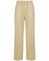 Rohe - Drawstring Virgin-Wool Trousers - Lyst