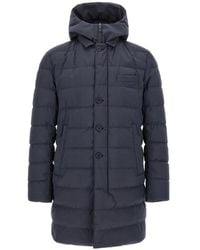 Herno - Piumino Medio' Quilted Hooded Down Coat - Lyst