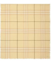 Burberry - Bufanda de lana a cuadros - Lyst