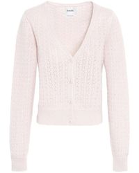 Barrie - Open-Knit Button Cardigan - Lyst