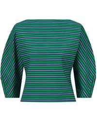 Lela Rose - Striped Top - Lyst
