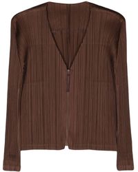 Pleats Please Issey Miyake - Monthly Colours: September Cardigan - Lyst