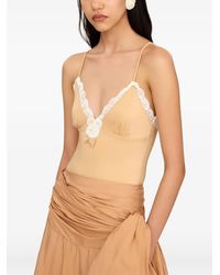 Chloé - Body Con Ribete De Encaje - Lyst