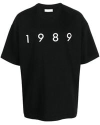 1989 STUDIO - Logo-print Cotton T-shirt - Lyst