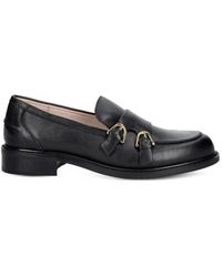 Coccinelle - Double-Buckle Leather Loafers - Lyst