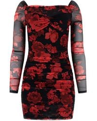 Guess - Mesh Mini Dress - Lyst
