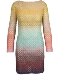 Missoni - Printed Short Dress - Lyst