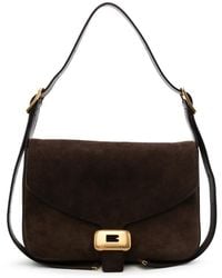 Balenciaga - Medium Clicca Suede Shoulder Bag - Lyst