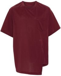 Y-3 - Jersey-T-Shirt mit gummiertem Logo - Lyst