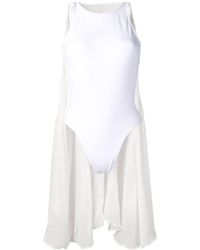 Sian Swimwear Nanah Caped Swimsuit - White