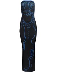 DI PETSA - Printed Long Dress - Lyst