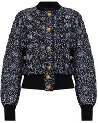 Balmain - Chaqueta De Tweed Con Botones - Lyst