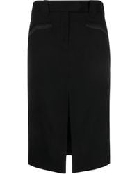 Tom Ford - Midi-Rok Met Split - Lyst