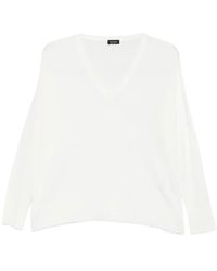 Neera - V-Neck Side-Slit Top - Lyst