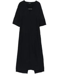 Fabiana Filippi - V-Neck Midi Flared Dress - Lyst